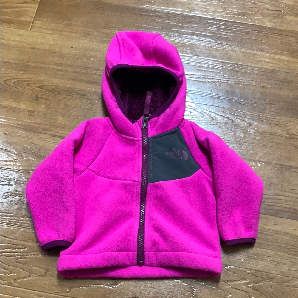 The North Face Kids Pink Fleece Hoodie